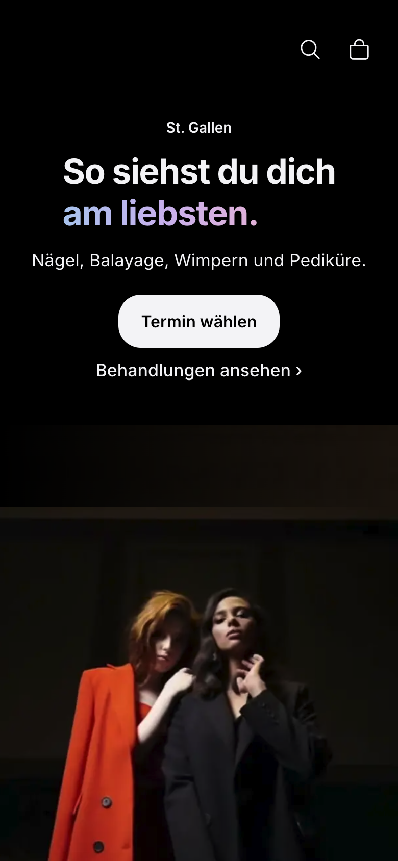 Kunden-App: Behandlungen entdecken